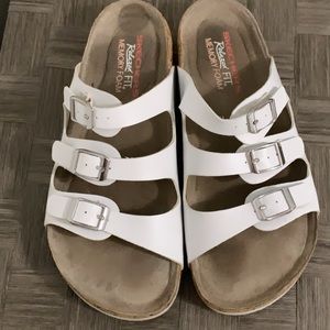 Skechers relaxed memory foam sandals woman size 5